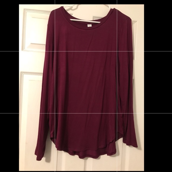 Maroon /purple Old Navy long sleeve - Picture 1 of 5